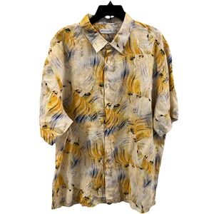 Mojito Collection Reserve 100% LINEN Shirt 2XL Resort Havana Hawaiian VACATION
